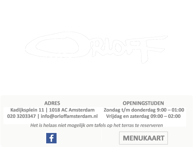 Cafe Orloff Amsterdam